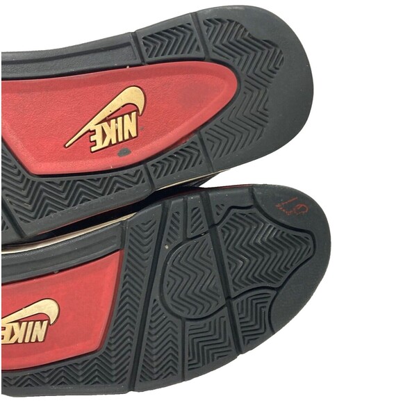 Nike Air Flight Falcon-Men\'s Sz 12 -Black/Red/White Basketball Shoes- 397204-066